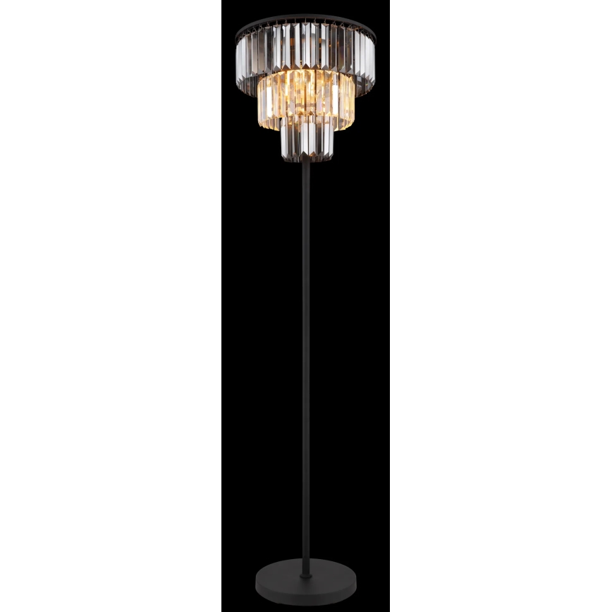 Globo - Staande Lamp 3xE27/40W/230V diameter 40 cm zwart