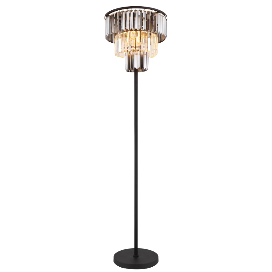 Globo - Staande Lamp 3xE27/40W/230V diameter 40 cm zwart