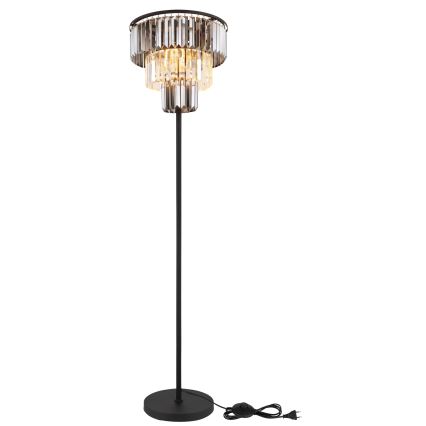 Globo - Staande Lamp 3xE27/40W/230V diameter 40 cm zwart