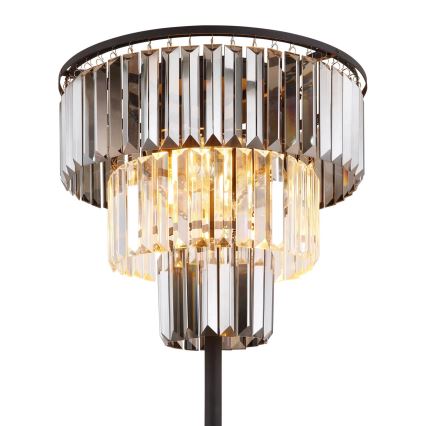 Globo - Staande Lamp 3xE27/40W/230V diameter 40 cm zwart