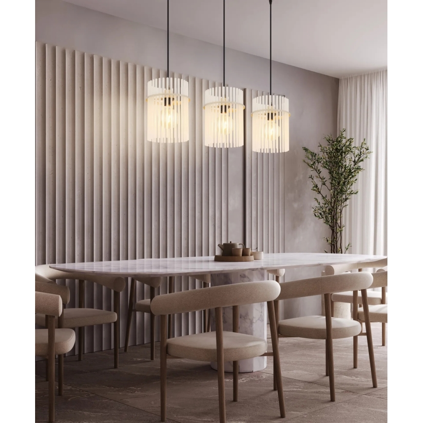 Globo - Suspension sur câble 3xE27/60W/230V