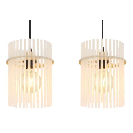 Globo - Suspension sur câble 3xE27/60W/230V