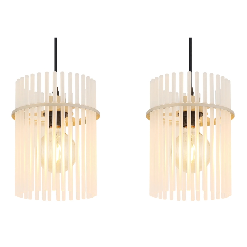 Globo - Suspension sur câble 3xE27/60W/230V