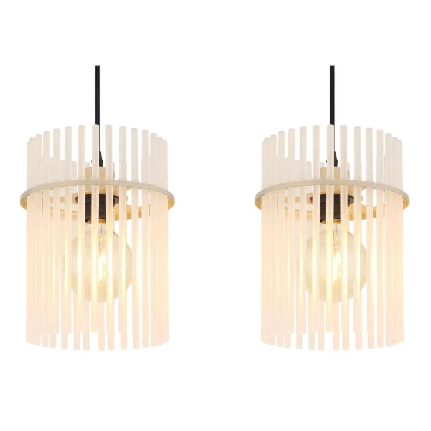 Globo - Suspension sur câble 3xE27/60W/230V