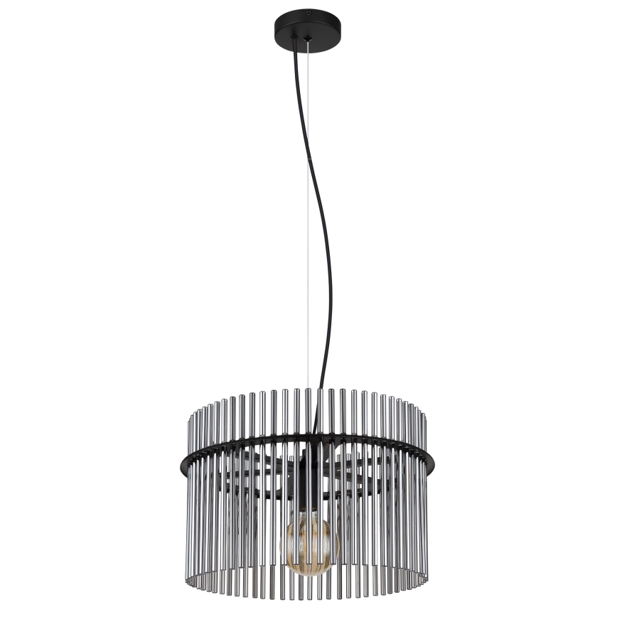 Globo - Suspension filaire 1xE27/60W/230V d. 40 cm noir