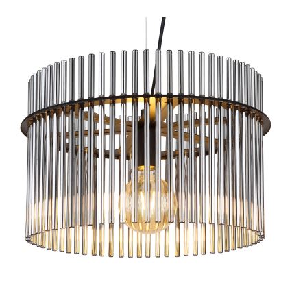 Globo - Suspension filaire 1xE27/60W/230V d. 40 cm noir