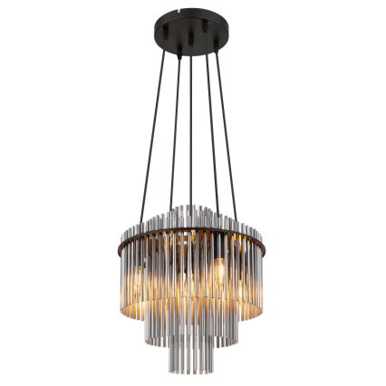 Globo - Hanglamp aan een koord 5xE14/40W/230V zwart
