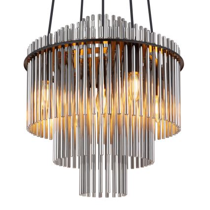 Globo - Hanglamp aan een koord 5xE14/40W/230V zwart