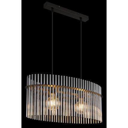 Globo - Hanglamp aan een koord 2xE27/60W/230V zwart
