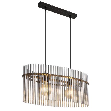 Globo - Hanglamp aan een koord 2xE27/60W/230V zwart