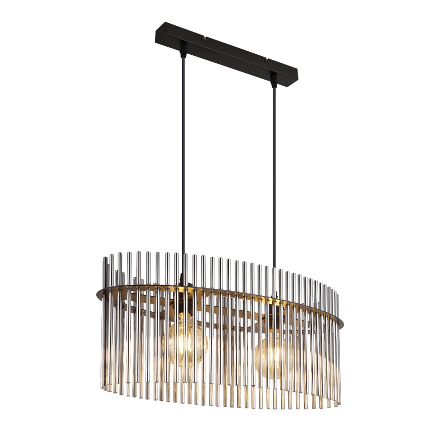 Globo - Hanglamp aan een koord 2xE27/60W/230V zwart