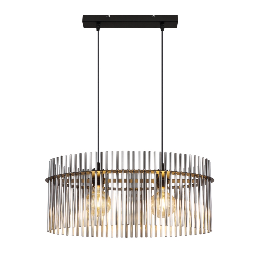 Globo - Hanglamp aan een koord 2xE27/60W/230V zwart