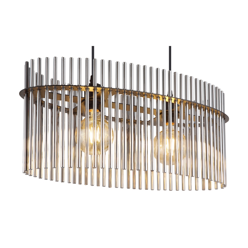 Globo - Hanglamp aan een koord 2xE27/60W/230V zwart