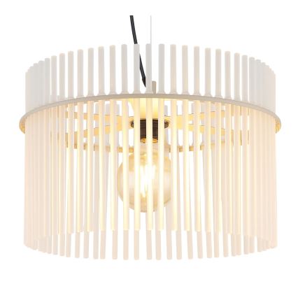 Globo - Suspension sur câble 1xE27/60W/230V Ø 40 cm crème