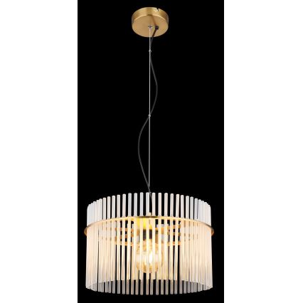 Globo - Suspension filaire 1xE27/60W/230V d. 40 cm doré
