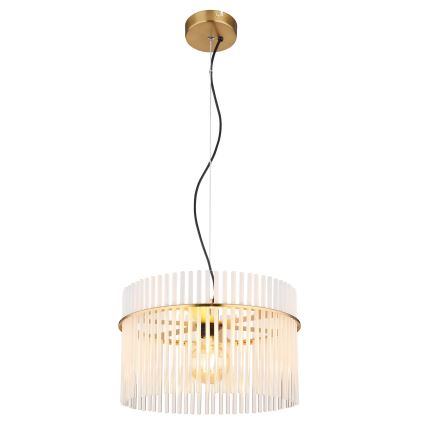 Globo - Suspension filaire 1xE27/60W/230V d. 40 cm doré