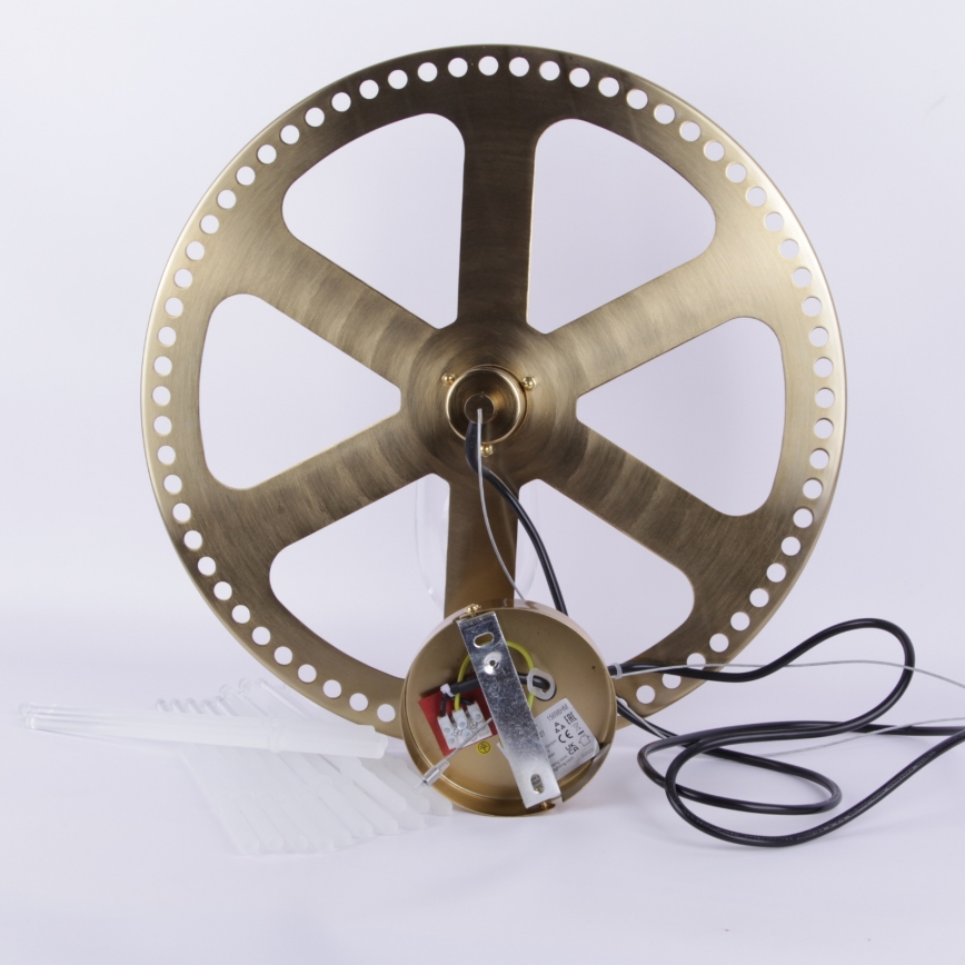 Globo - Suspension filaire 1xE27/60W/230V d. 40 cm doré
