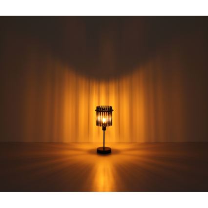Globo - Lampe de table 1xE27/60W/230V Ø 30 cm noire