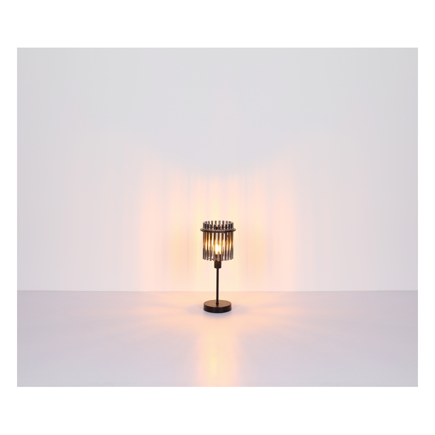 Globo - Lampe de table 1xE27/60W/230V Ø 30 cm noire