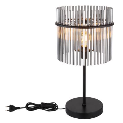 Globo - Lampe de table 1xE27/60W/230V Ø 30 cm noire