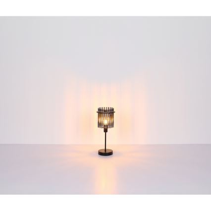 Globo - Tafellamp 1xE27/60W/230V Ø 30 cm zwart