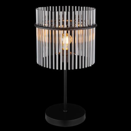 Globo - Tafellamp 1xE27/60W/230V Ø 30 cm zwart