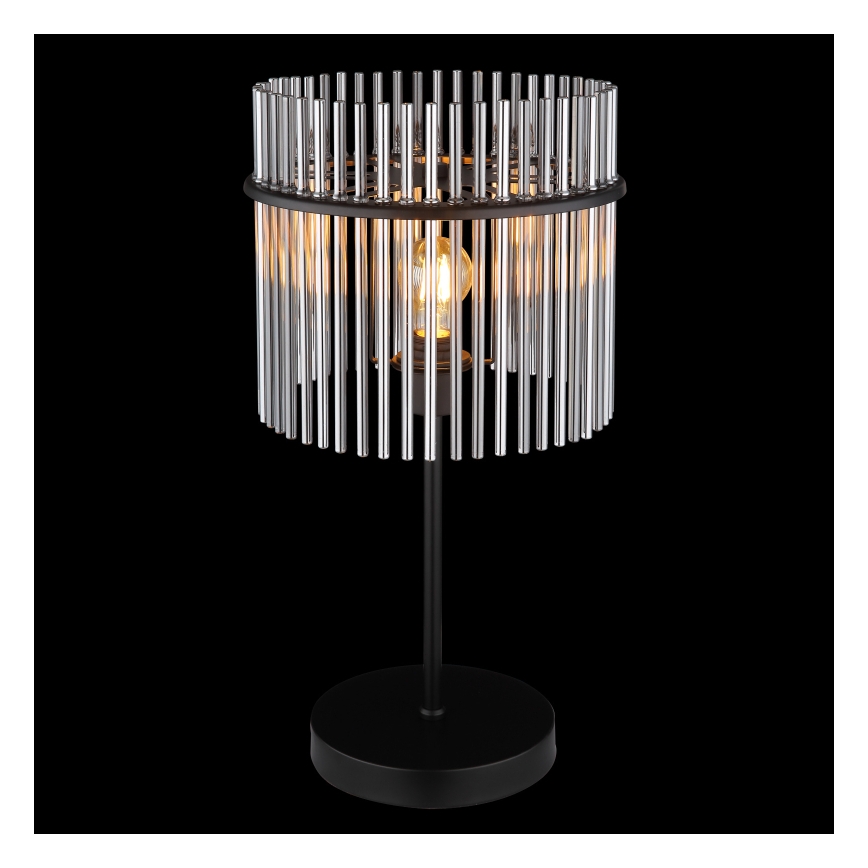 Globo - Tafellamp 1xE27/60W/230V Ø 30 cm zwart