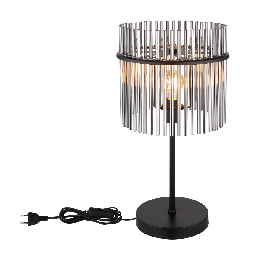 Globo - Tafellamp 1xE27/60W/230V Ø 30 cm zwart