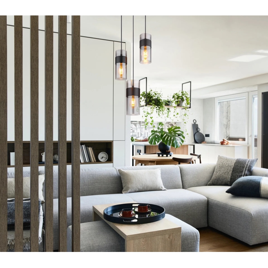 Globo - Hanglamp aan een koord 3xE27/60W/230V