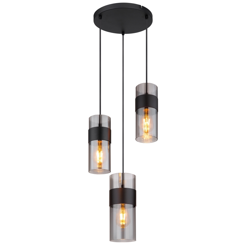 Globo - Hanglamp aan een koord 3xE27/60W/230V