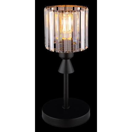 Globo - Lampe de table 1xE27/60W/230V d. 15 cm noir