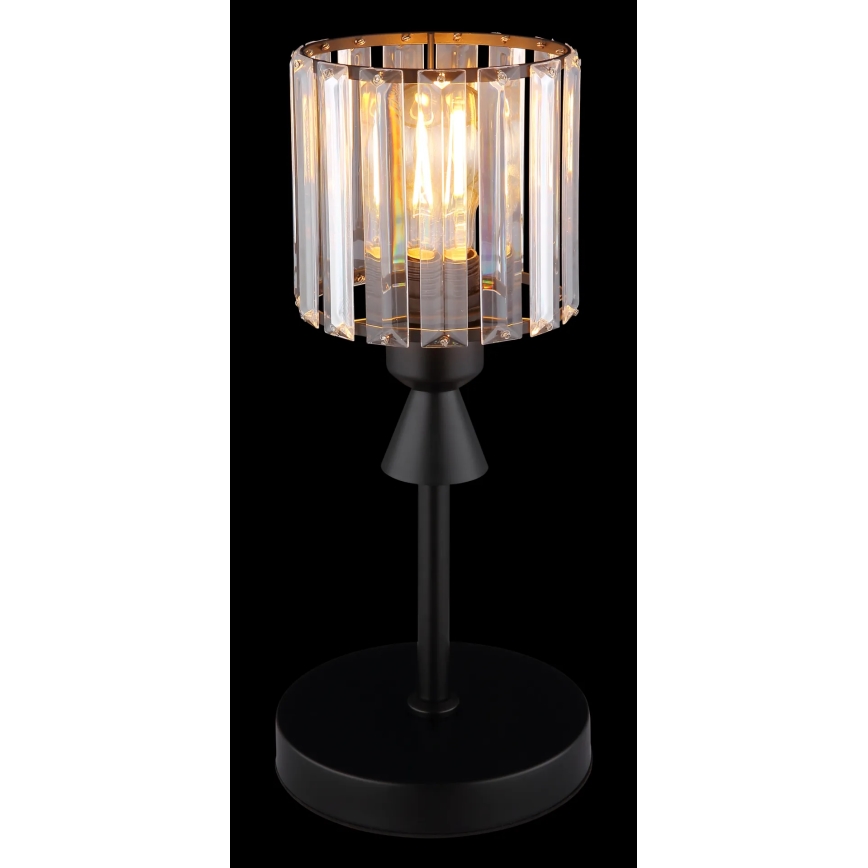 Globo - Lampe de table 1xE27/60W/230V d. 15 cm noir