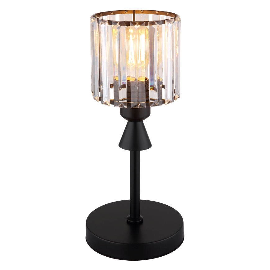 Globo - Lampe de table 1xE27/60W/230V d. 15 cm noir