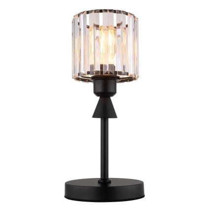Globo - Lampe de table 1xE27/60W/230V d. 15 cm noir