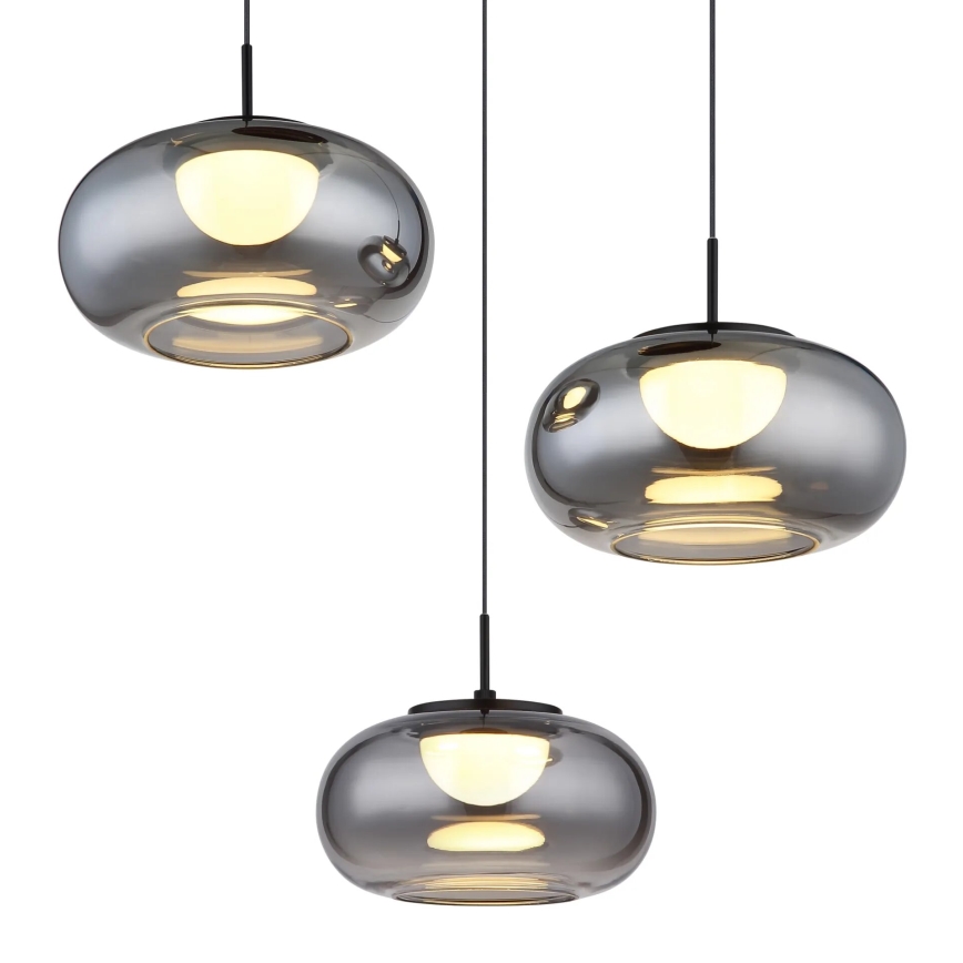 Globo - Suspension filaire 3xLED/6W/230V