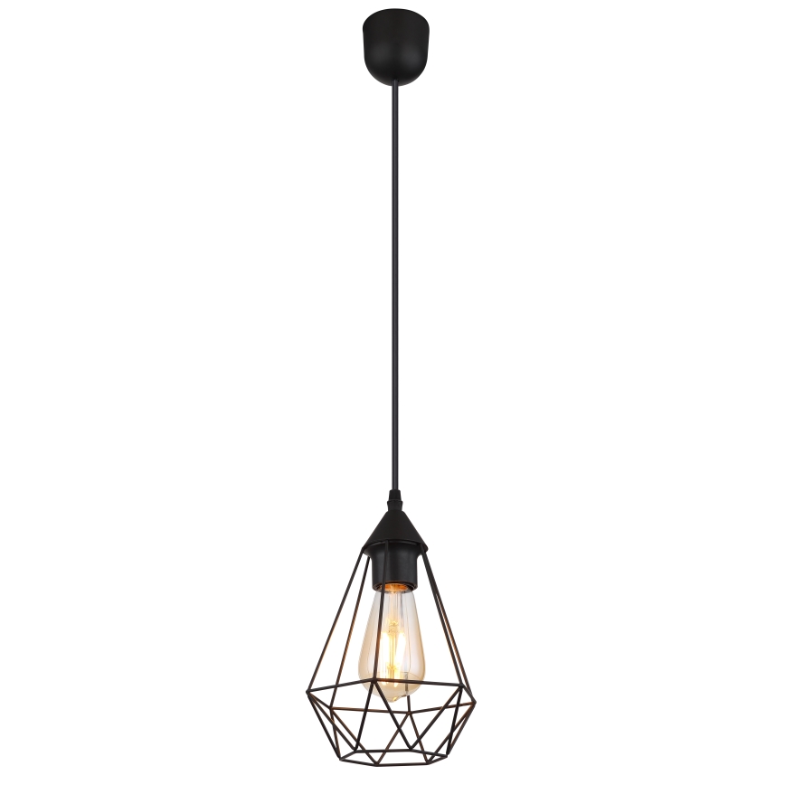 Globo - Hanglamp aan een koord 1xE27/60W/230V diameter 17 cm