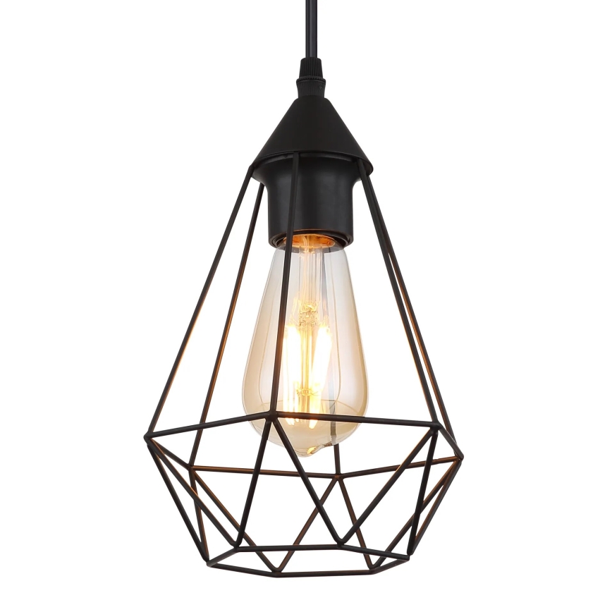 Globo - Hanglamp aan een koord 1xE27/60W/230V diameter 17 cm