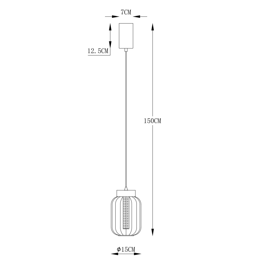 Globo - Suspension filaire LED/8W/230V