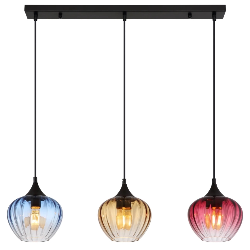 Globo - Hanglamp aan een koord 3xE27/60W/230V