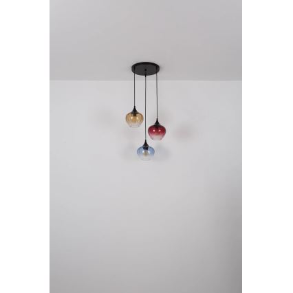 Globo - Hanglamp aan een koord 3xE27/60W/230V