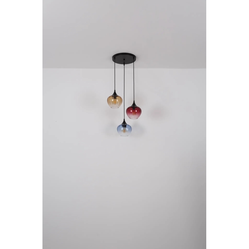 Globo - Hanglamp aan een koord 3xE27/60W/230V