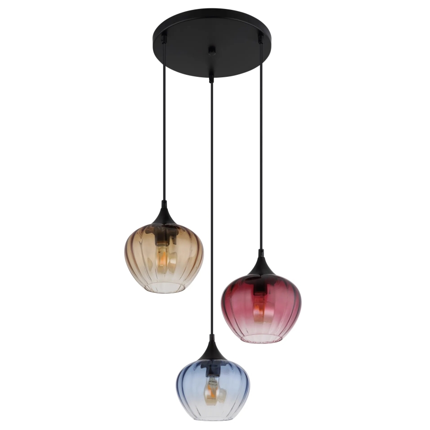 Globo - Hanglamp aan een koord 3xE27/60W/230V