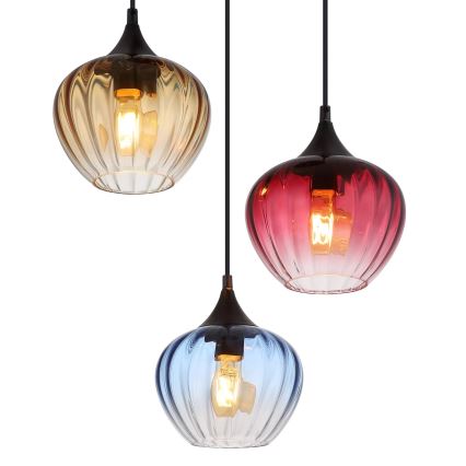 Globo - Hanglamp aan een koord 3xE27/60W/230V