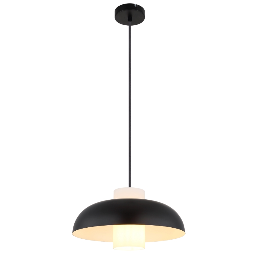 Globo - Suspension à câble 1xE27/60W/230V noire