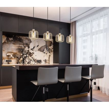 Globo - Kroonluchter aan kabel 4xE27/40W/230V