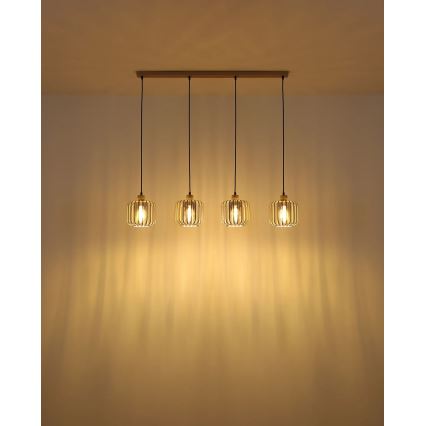 Globo - Kroonluchter aan kabel 4xE27/40W/230V