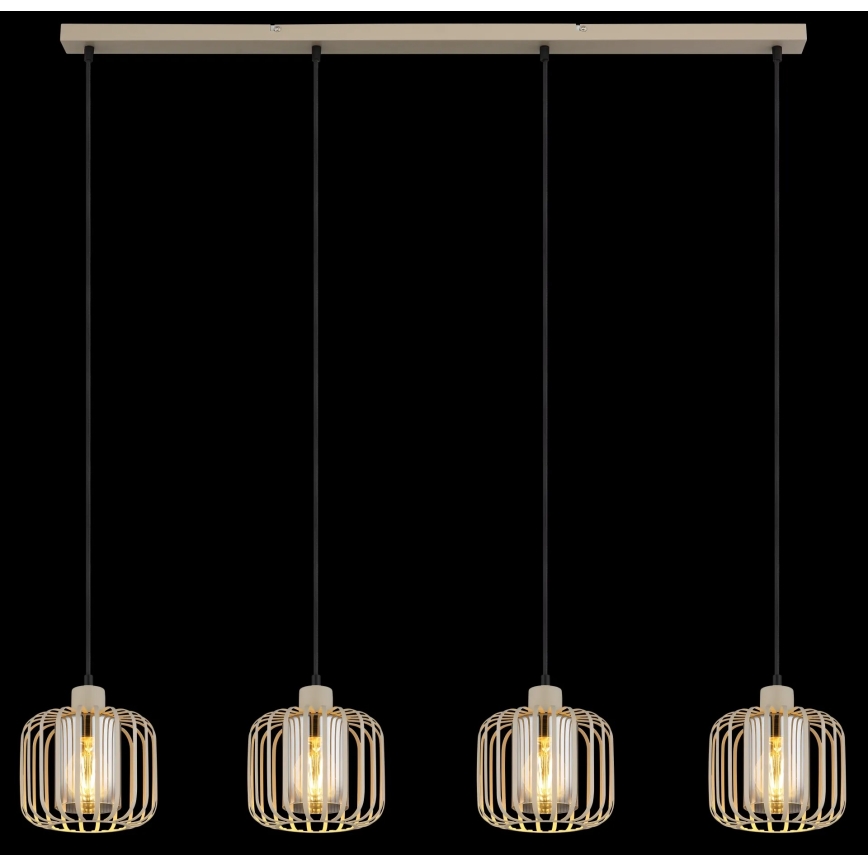 Globo - Kroonluchter aan kabel 4xE27/40W/230V