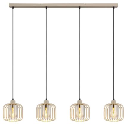 Globo - Kroonluchter aan kabel 4xE27/40W/230V