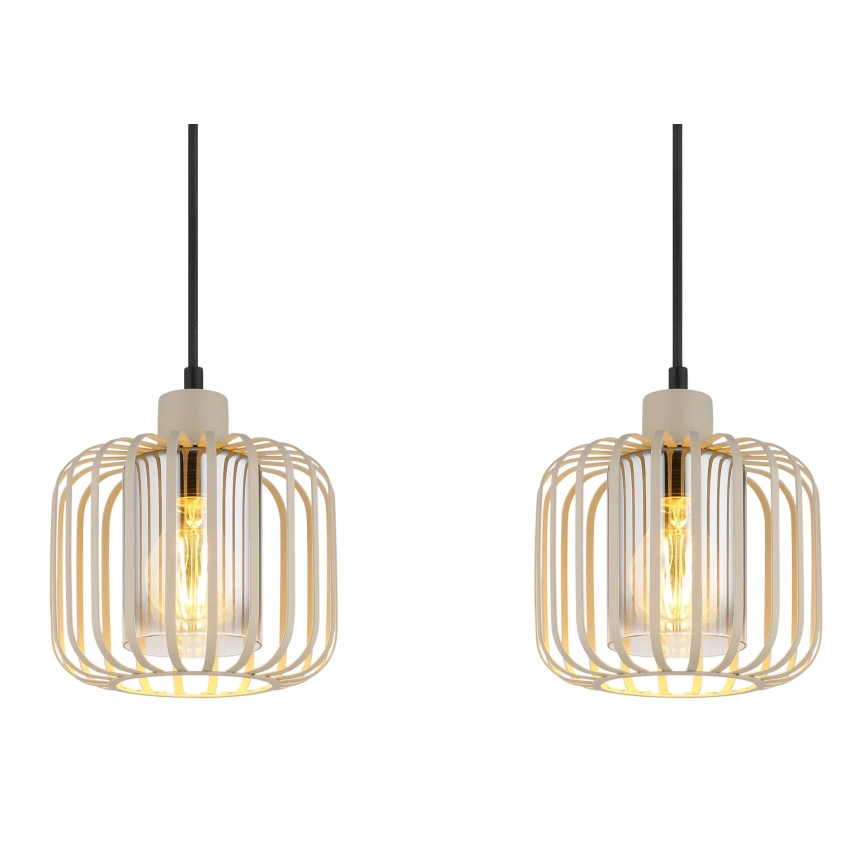 Globo - Suspension sur câble 4xE27/40W/230V