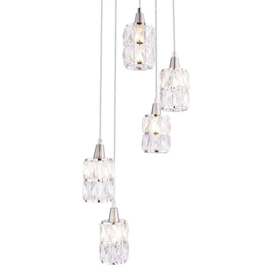 Globo - Hanglamp aan een koord 5xE14/40W/230V